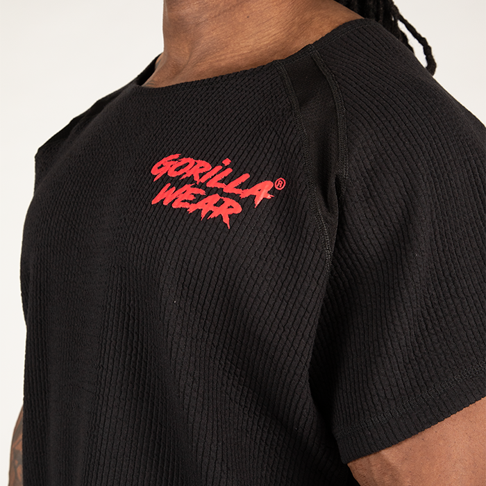 Augustine Old School Work Out Top, Musta/Punainen