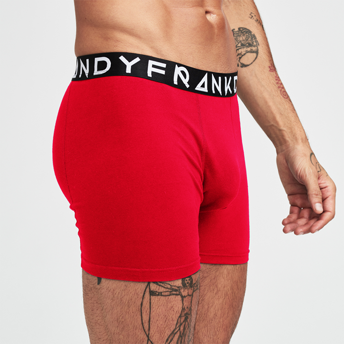 Bokserit 5 pack Punainen