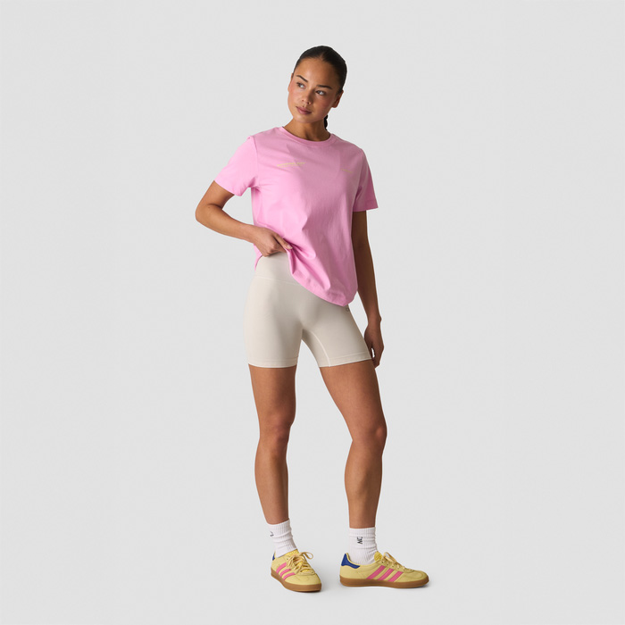 Everyday Puuvilla T‑paita Pinkki