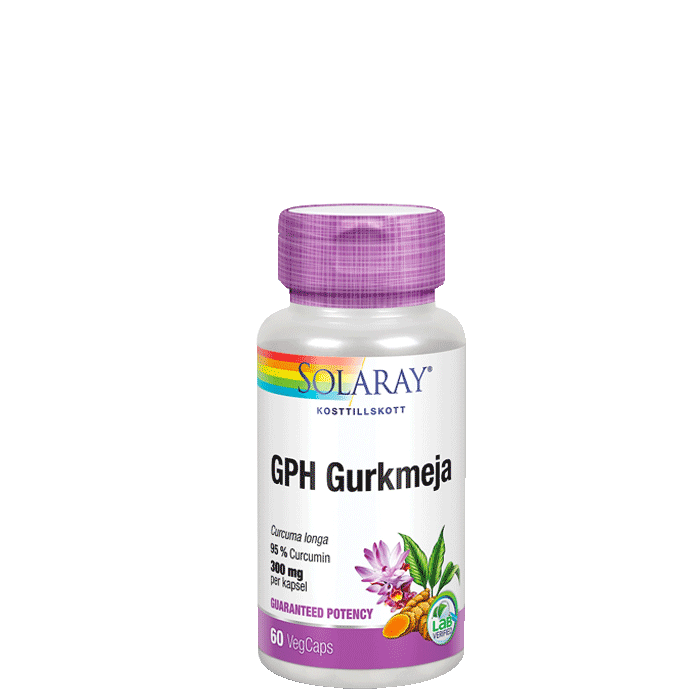 Solaray GPH Kurkuma, 60 tablettia