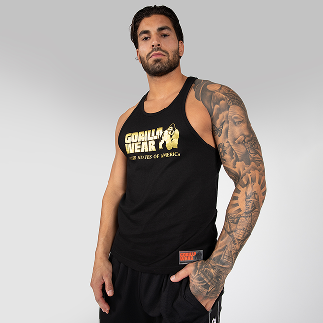Classic Tank Top, Musta/Kulta