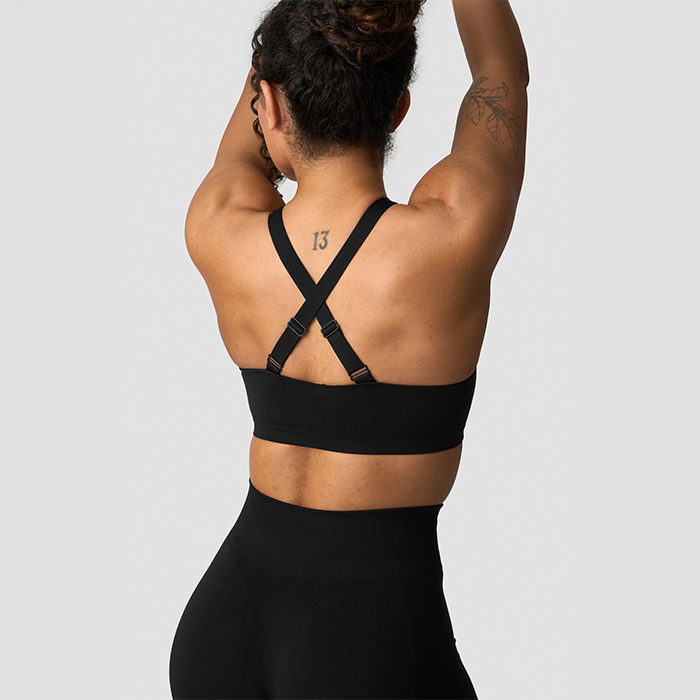 Smooth Seamless Urheiluliivit Musta