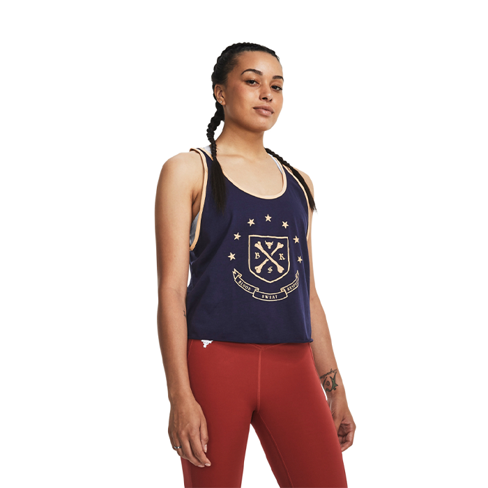 Project Rock Arena Tank Midnight Navy