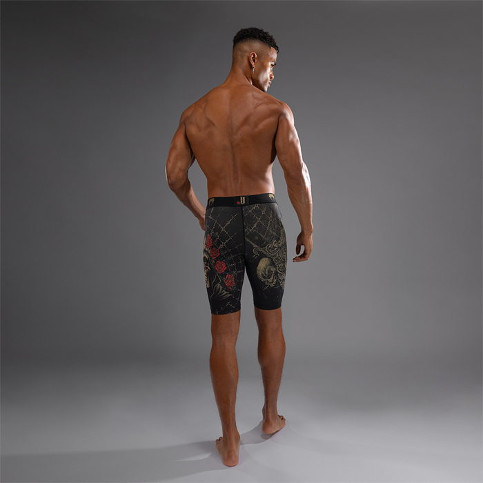 Santa Muerte 5.0 Vale Tudo Shorts Musta Kulta