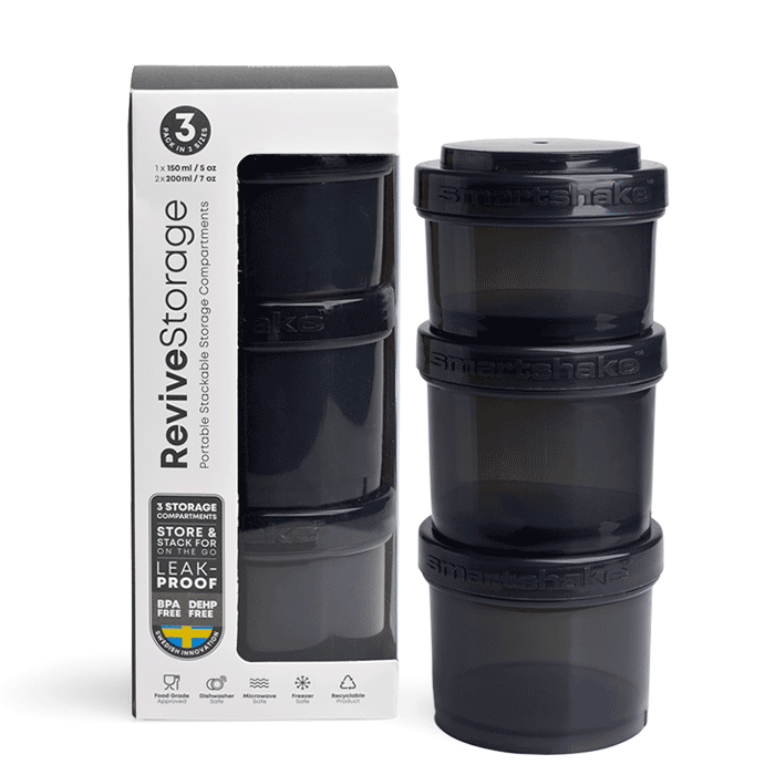 Revive Storage 3 pakkaus Musta 1x150 ml 2x200 ml
