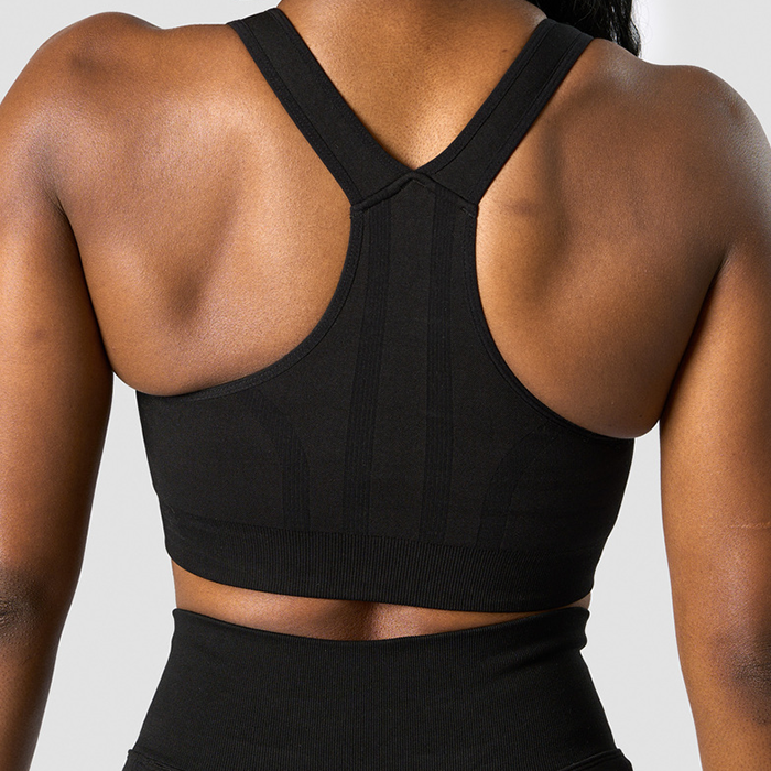 Rush Seamless Urheil bras Musta