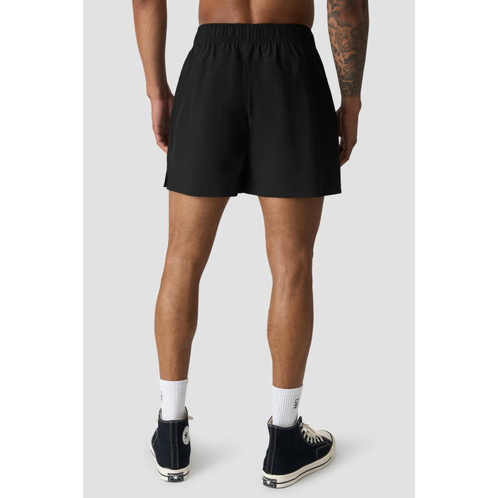 Training Shorts 5", Musta