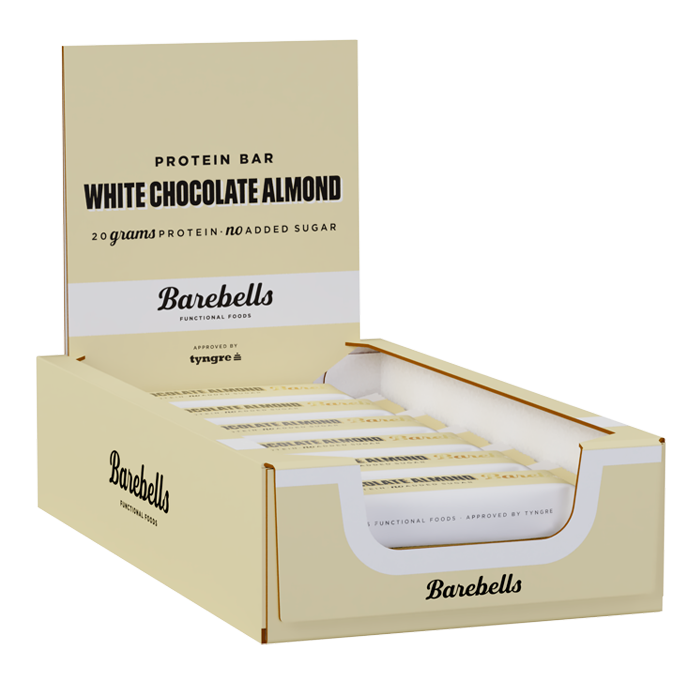 12 x Barebells Protein Bar, 55 g, White chocolate almond