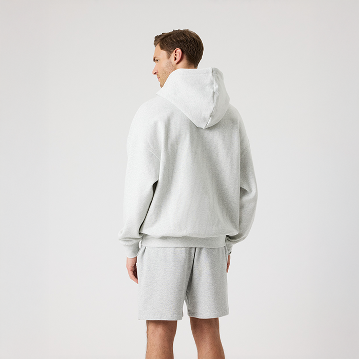 Oversized Huppari Vaaleanharmaa