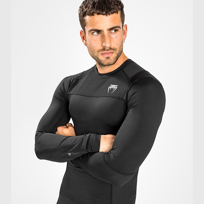 G-Fit Air Rashguard Pitk&auml;hihainen Musta