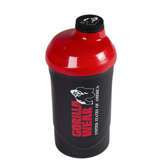 Gorilla Wear Wave Shaker Musta/Punainen 600 ml