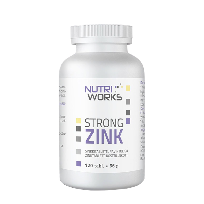 Nutri Works Strong zink 25mg 120 tabl