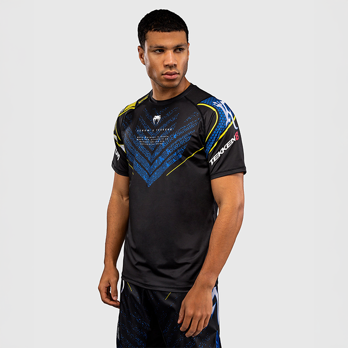Venum x TEKKEN 8 Dry-Tech T-paita King Musta Keltainen