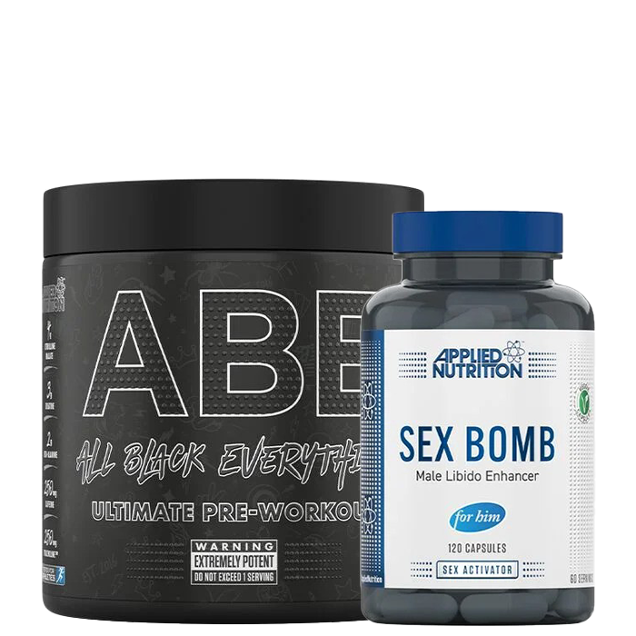 Applied Nutrition ABE PWO 315 g + Testo Bomb Enhancer 120 kapselia