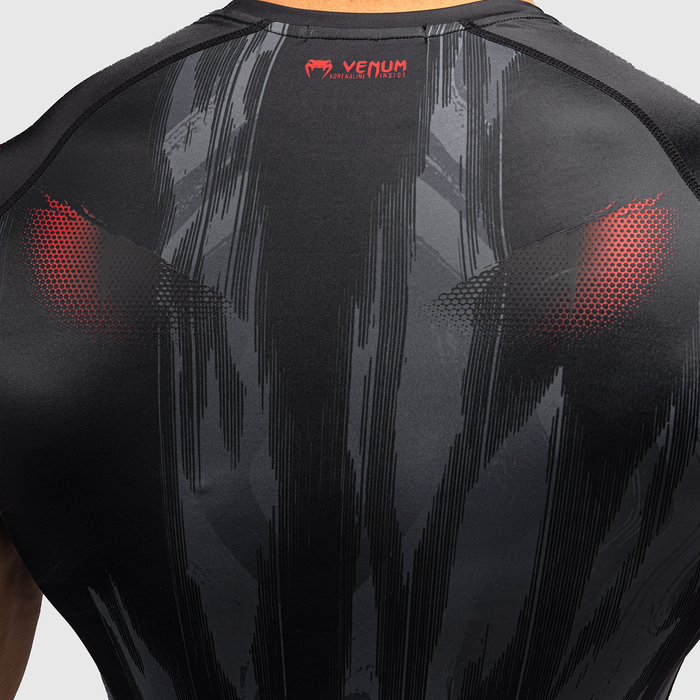 Venum Demon lyhythihainen rashguard musta/harmaa