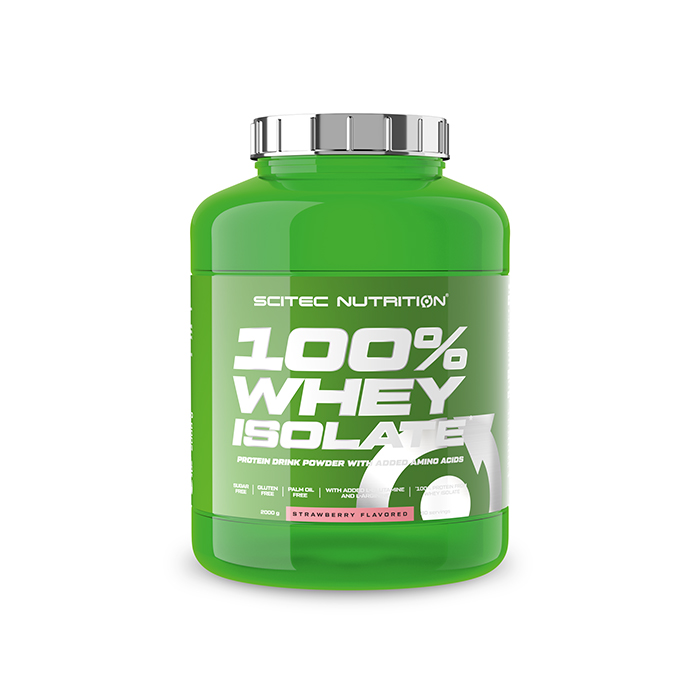 100% Whey Isolate Heraproteiini-isolaatti 1816 g strawberry