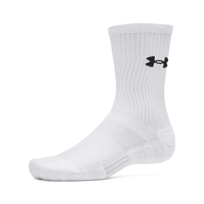 Performance Cotton Crew Sukat 3-pack Valkoinen