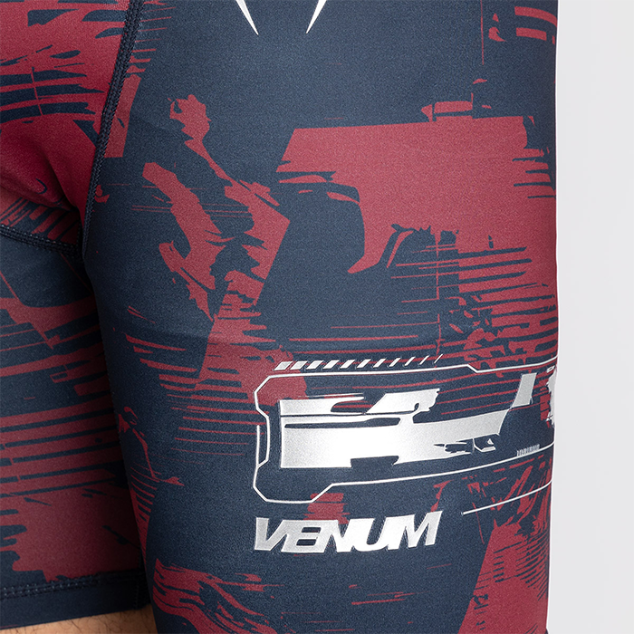 UFC Zenith by Venum Fight Week Vale Tudo -shortsit Sininen Punainen Harmaa