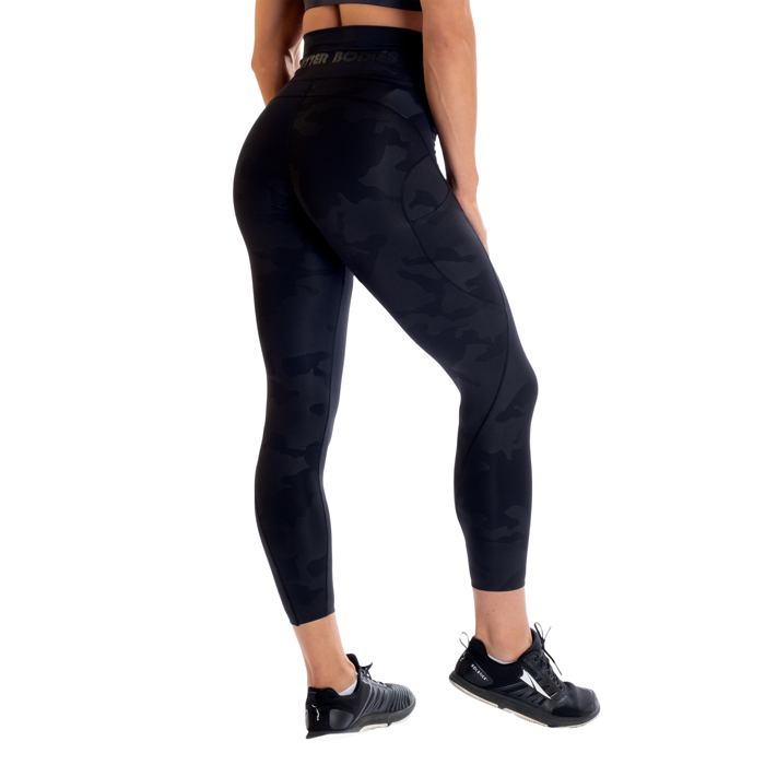 High Waist Trikoot Musta/Camo
