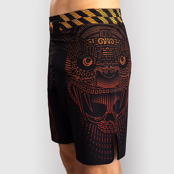 Venum Quetzal Fury Fightshortsit Musta Punainen Oranssi