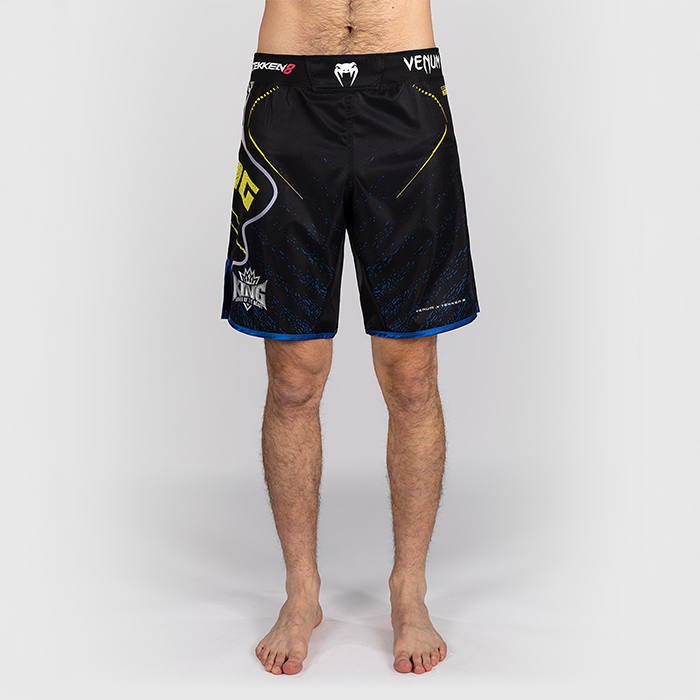 Venum x TEKKEN 8 Fightshortsit King Musta Keltainen