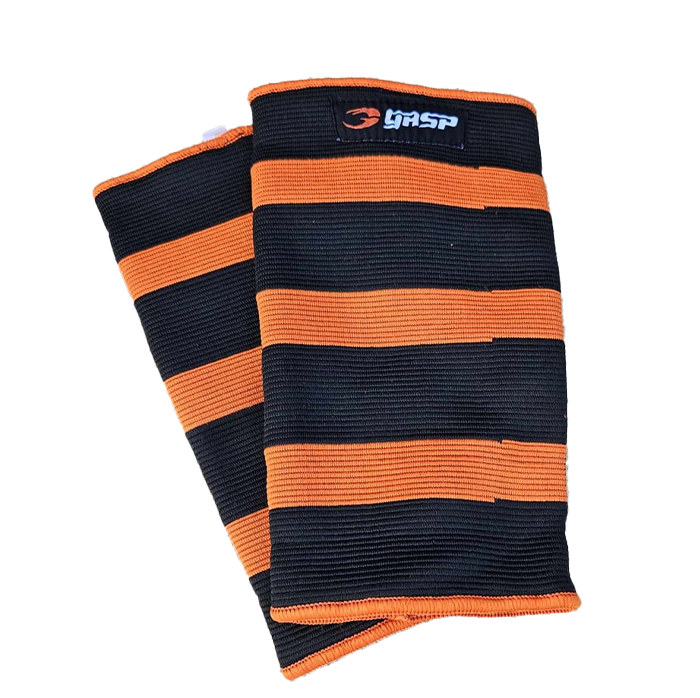 Gasp Power Knee Sleeve, Musta/Tuli