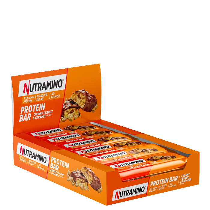 12 x Nutramino Chunky Peanut Proteinbar 55 g