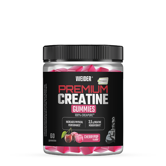 Premium PureCreatine -kumikarkki 60 kpl Cherrypop