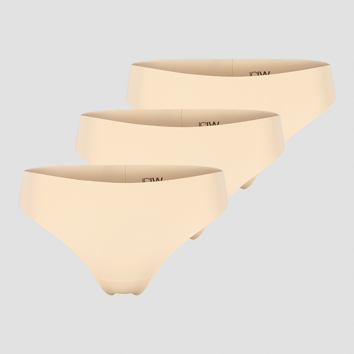 ICANIWILL Soft Thong 3-pack Beige
