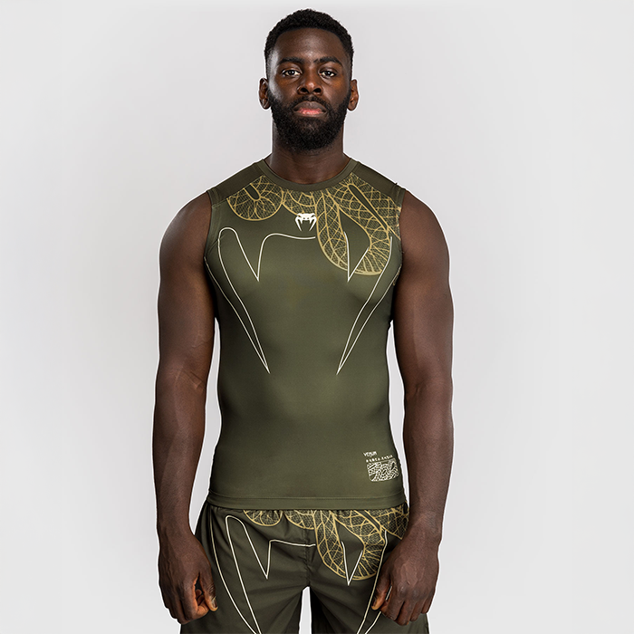Serpenti Rashguard Hihaton Khaki Pronssi Ivory