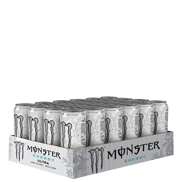 24 x Monster Energy Ultra 50 cl White