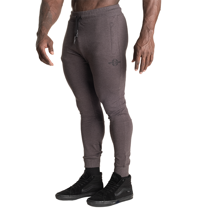 Better Bodies Tapered Joggers V2 Dark Grey Melange