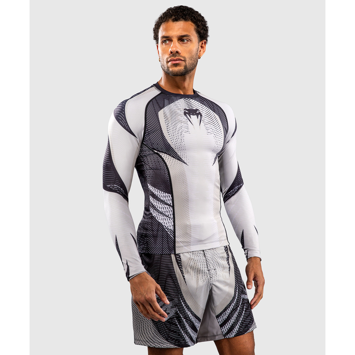 Venum GALACTIC 3.0 pitk&auml;hiha Rashguard Off-White/Musta