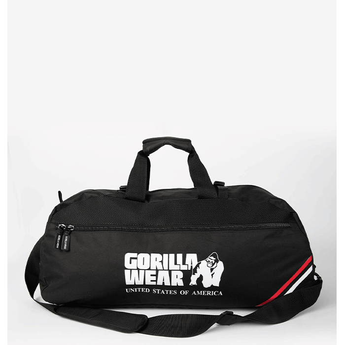 Gorilla Wear Norris Hybrid Gym Bag/Backpack Black