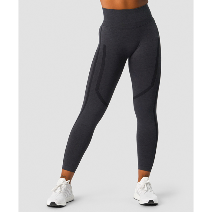 Rush Seamless Tights, Graphite