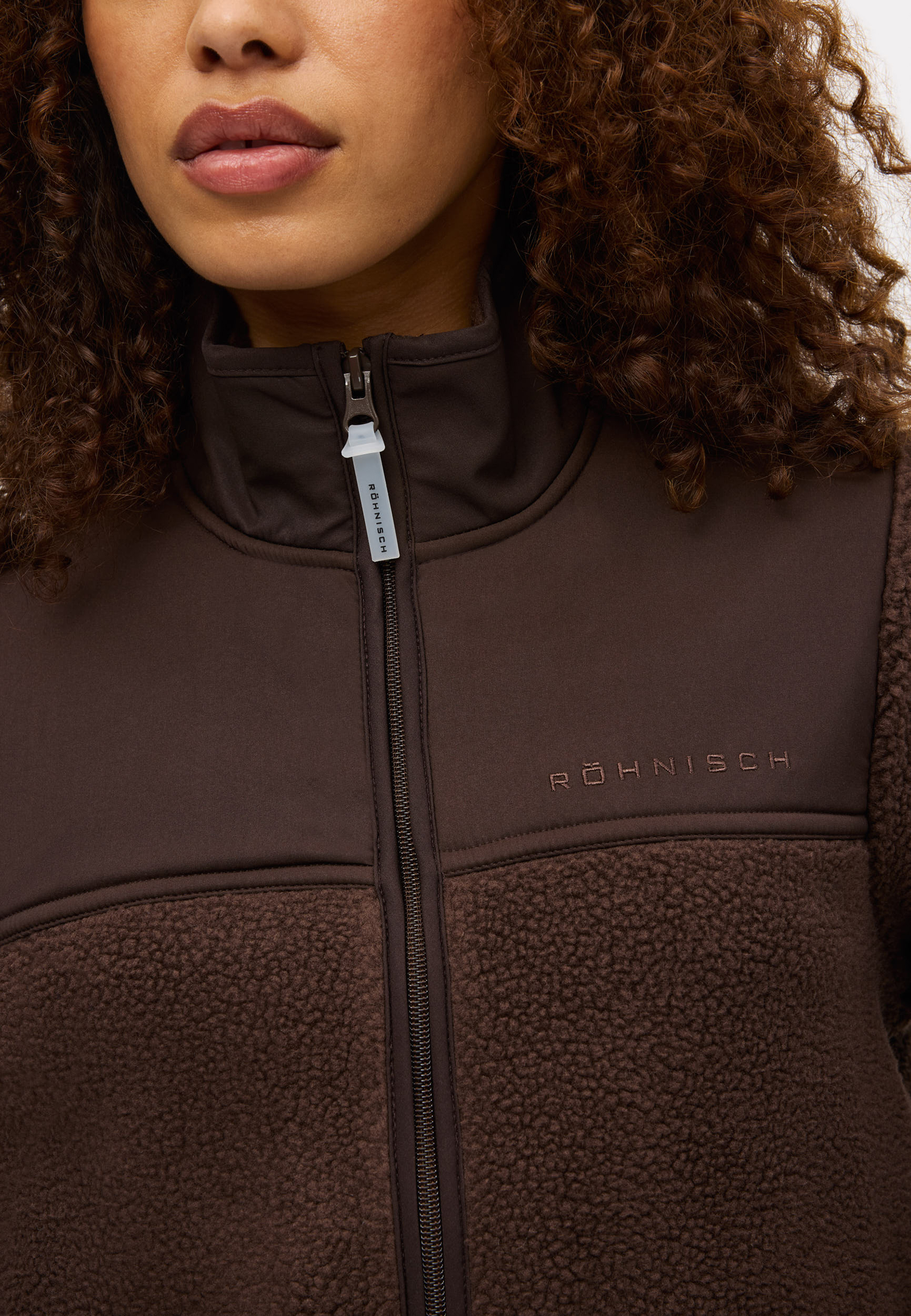 Cloud Pile Jacket Ruskea