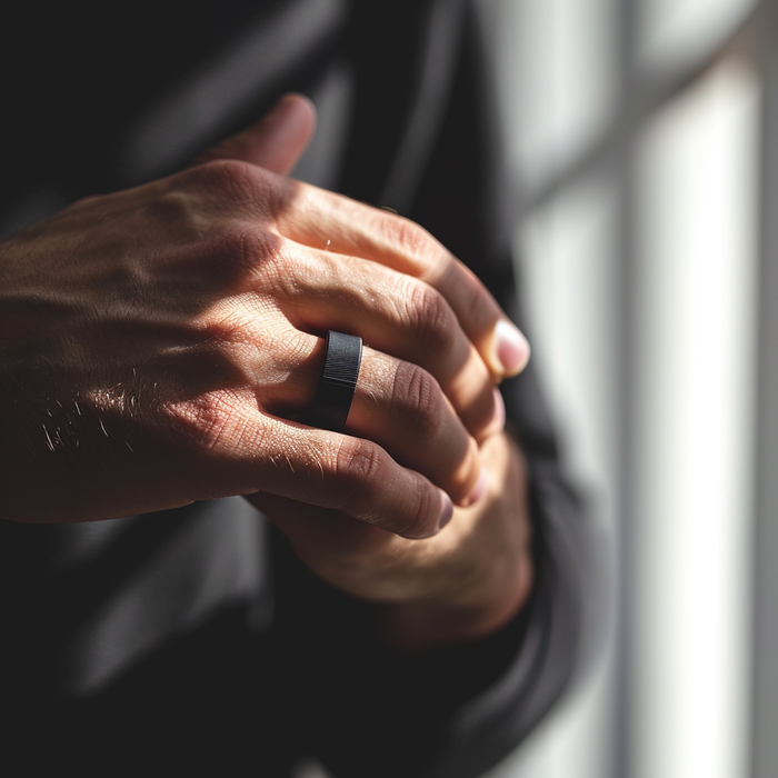 HAALE II Smart Ring Mustaa