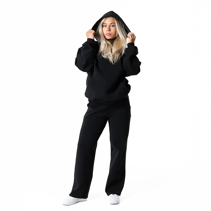 Clean Oversized Huppari Musta