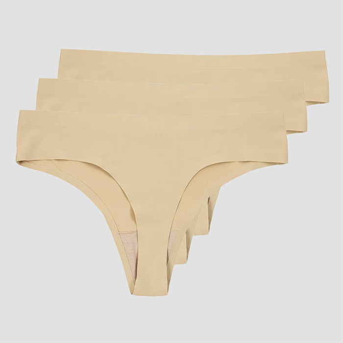 Invisible Alushousut 3-pack Beige