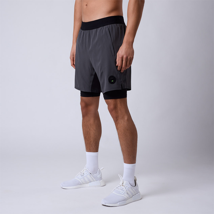 Rep 2 in 1 Shorts Harmaa
