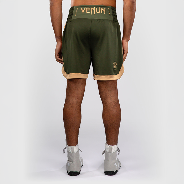 Classic Nyrkkeilyshortsit Vihre&auml; Beige
