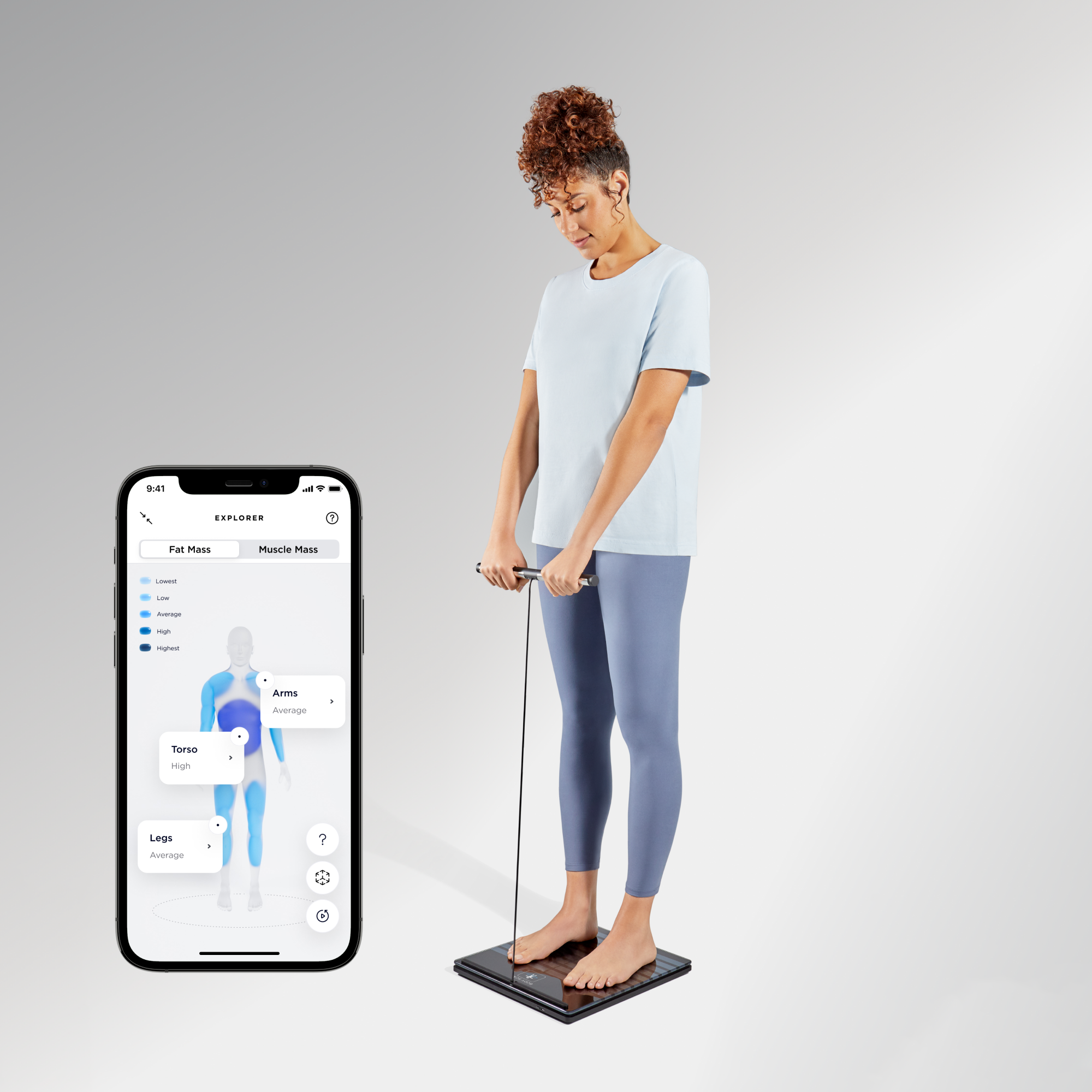 Body Scan Diagnostinen Henkil&ouml;vaaka Musta