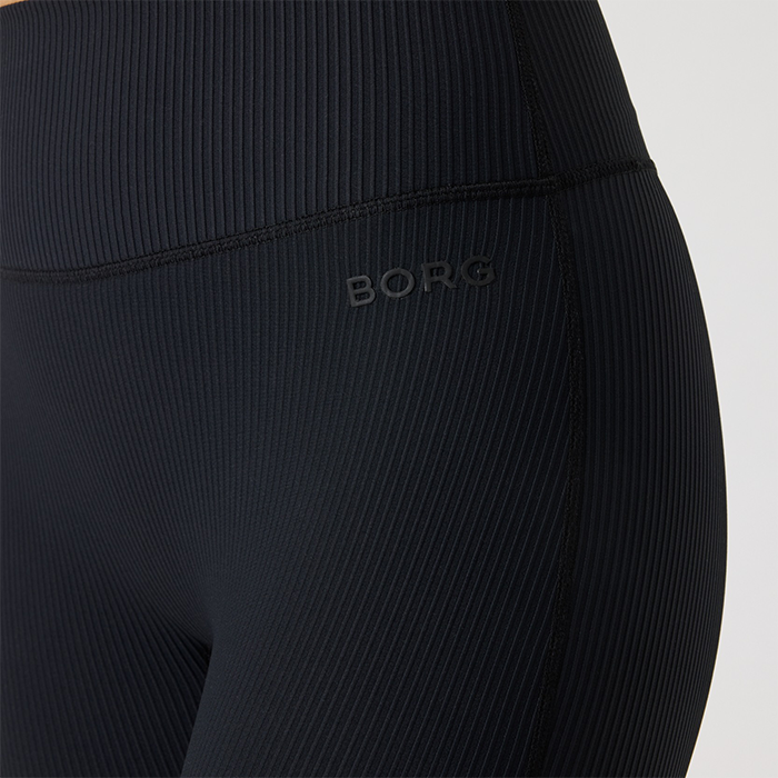 Studio Ribbed Flare Trikoot Musta