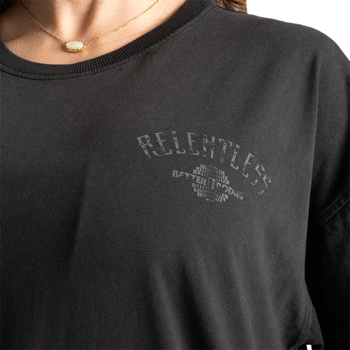 Relentless Oversize T-paita Musta