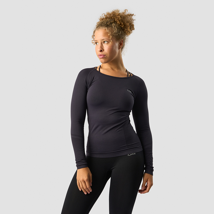 Everyday Seamless LS, Dark Graphite