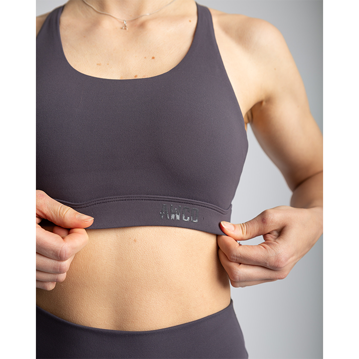 Core Sports Bra 2.0, Smoke Grey