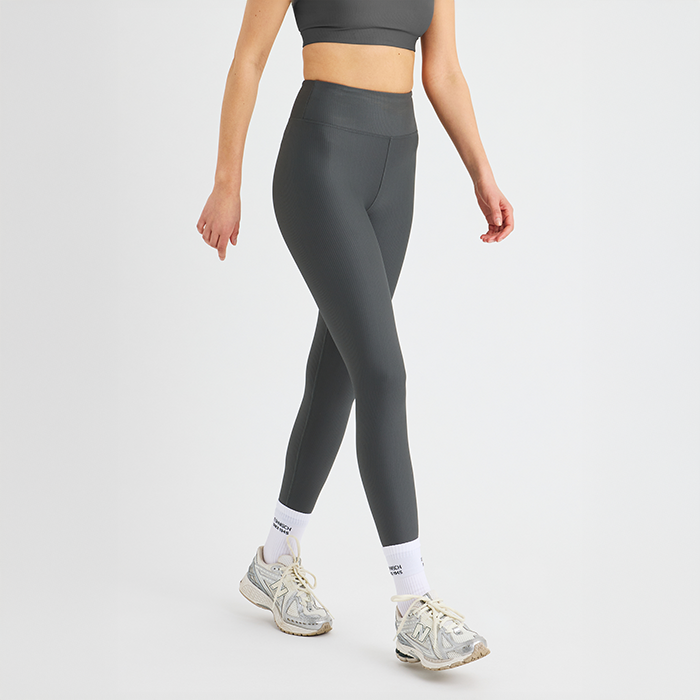 Ribatut Tights Harmaa
