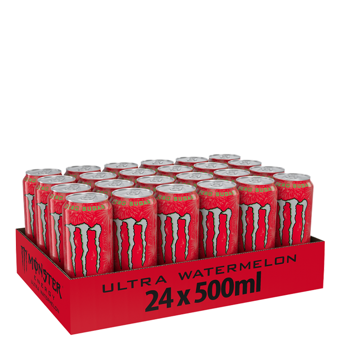 24 x Monster Energy Ultra 50 cl Watermelon