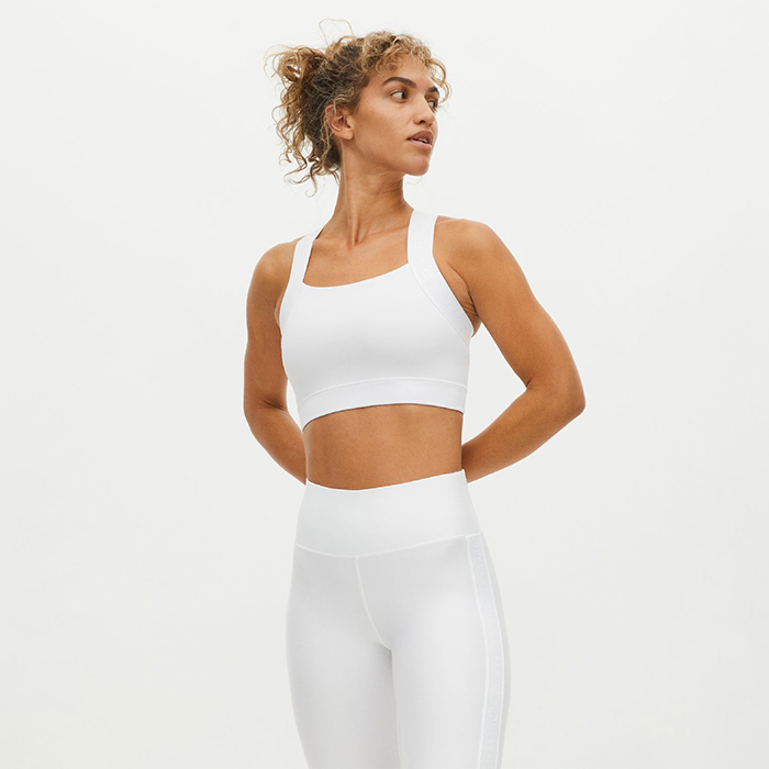 Kay Sports Bra, White