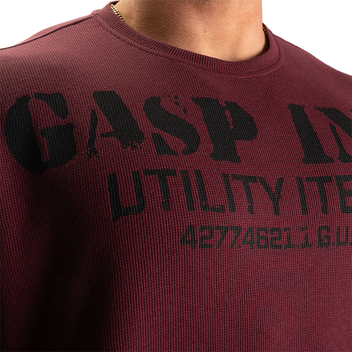 Iron Thermal Tee, Maroon